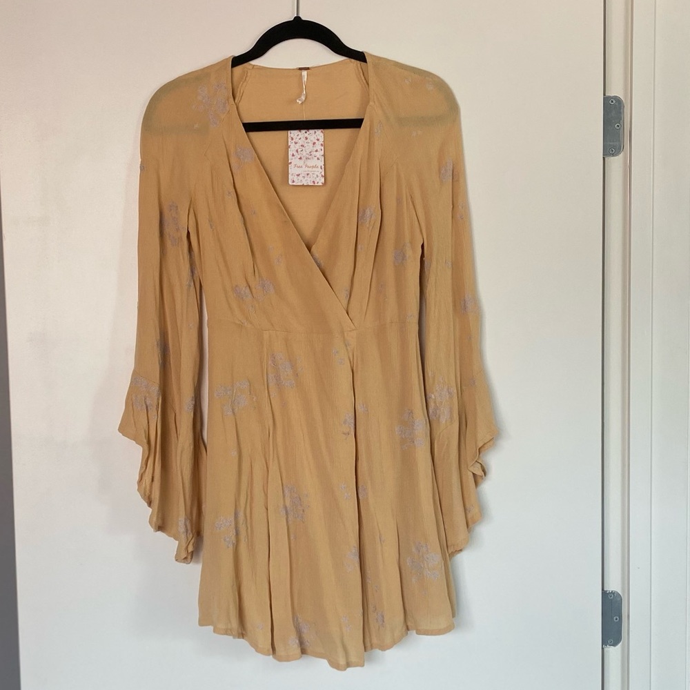 Free People Embroidered Bohemian Dress